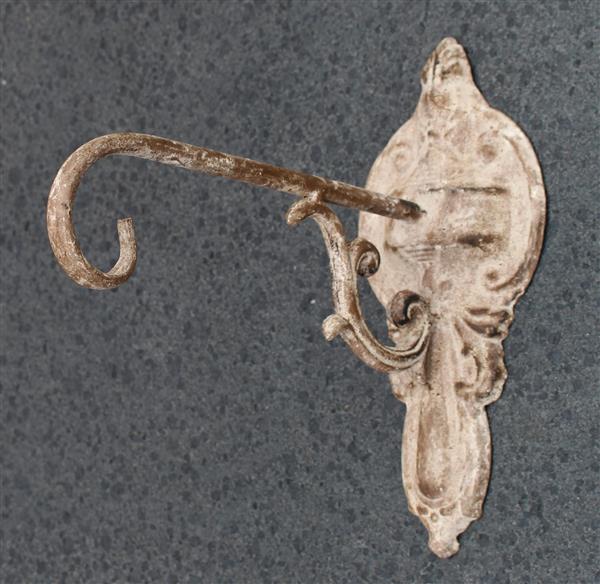 Grote foto wandhaak aged metal 25 cm. grijs bruin wg320 huis en inrichting woningdecoratie