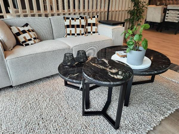 Grote foto salontafel set met granieten blad huis en inrichting eettafels