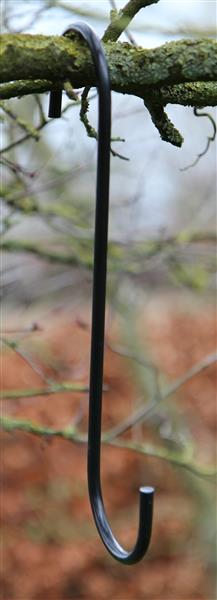 Grote foto s haak metaal 29 cm. zwart bph137 huis en inrichting woningdecoratie