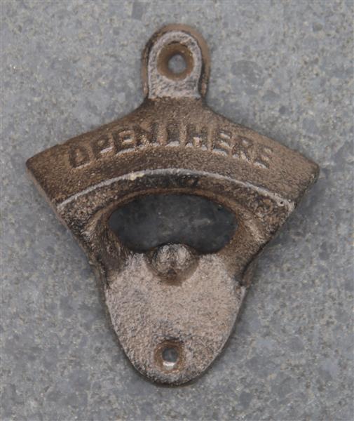 Grote foto flesopener rond schroefbaar gietijzer fg549 huis en inrichting keukenbenodigdheden