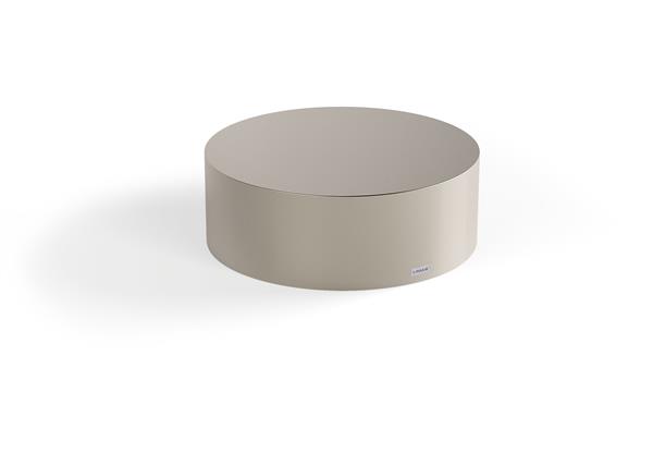 Grote foto ronde salontafel puuur 50x35cm mdf mat huis en inrichting eettafels