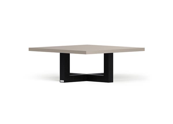 Grote foto salontafel met metalen poot puuur 80x50cm mdf hoogglans huis en inrichting eettafels