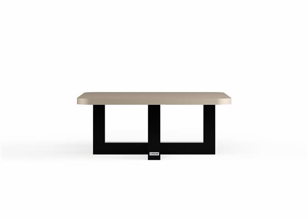 Grote foto industri le salontafel puuur 80x50cm mdf hoogglans metallic huis en inrichting eettafels