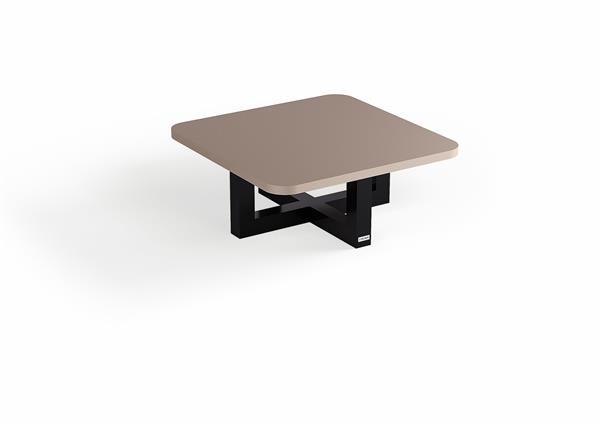 Grote foto industri le salontafel puuur 80x50cm mdf hoogglans metallic huis en inrichting eettafels