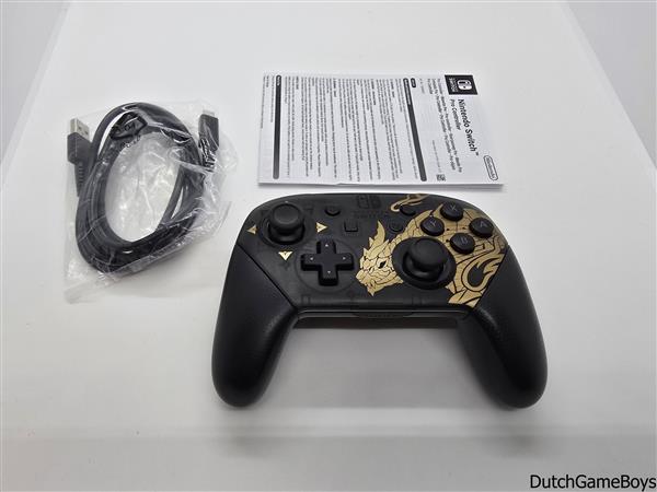 Grote foto nintendo switch pro controller monster hunter rise spelcomputers games overige