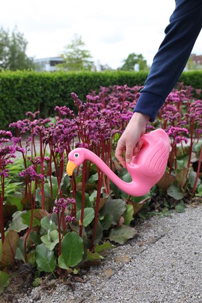 Grote foto gieter flamingo roze tg229 tuin en terras overige tuin en terras