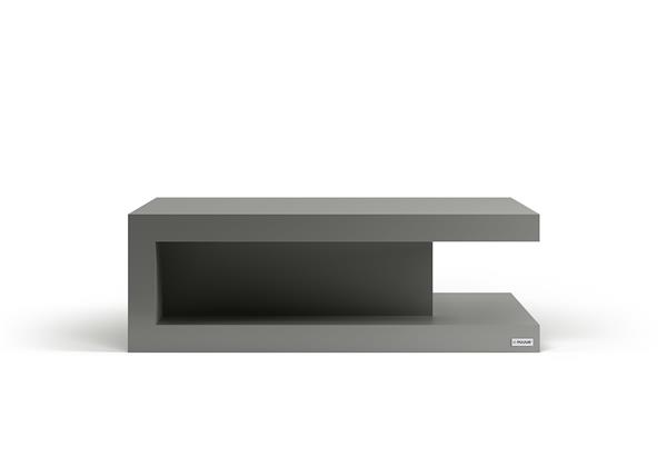 Grote foto open moderne salontafel puuur 80x50cm mdf mat huis en inrichting eettafels