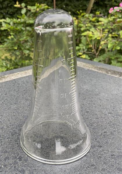 Grote foto universeel regenmeterglas regenmeter glas th6g tuin en terras tuindecoratie