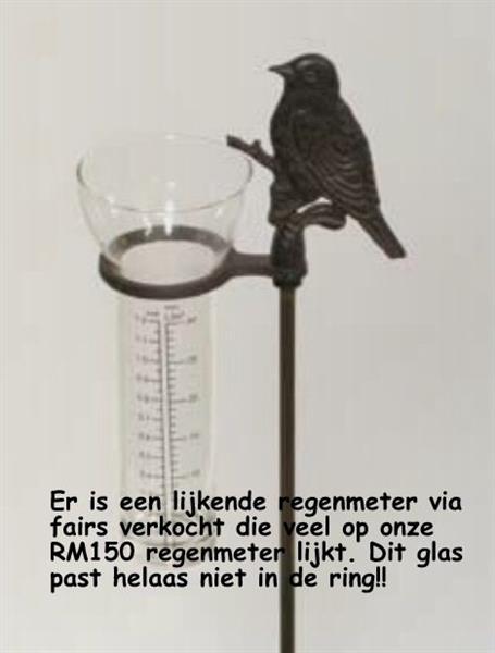 Grote foto universeel regenmeterglas regenmeter glas rm096 tuin en terras tuindecoratie