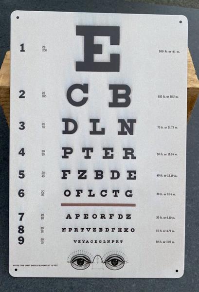 Grote foto tekstbord opticien tb1533 huis en inrichting woningdecoratie