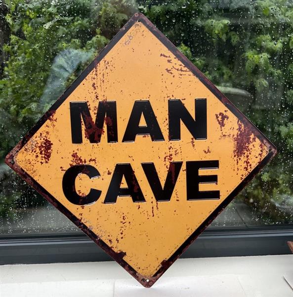 Grote foto tekstbord mancave tb425 huis en inrichting woningdecoratie