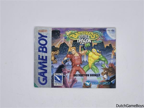 Grote foto gameboy classic battletoads double dragon ukv manual spelcomputers games overige nintendo games