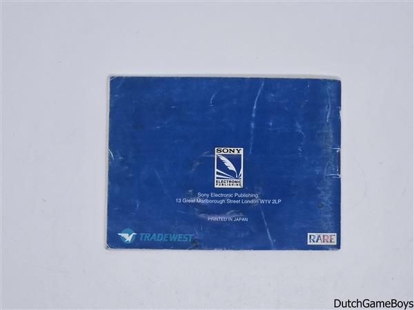 Grote foto gameboy classic battletoads double dragon ukv manual spelcomputers games overige nintendo games