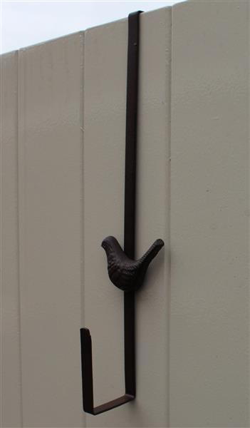 Grote foto metalen deurkranshanger met gietijzeren vogel lh280 huis en inrichting woningdecoratie