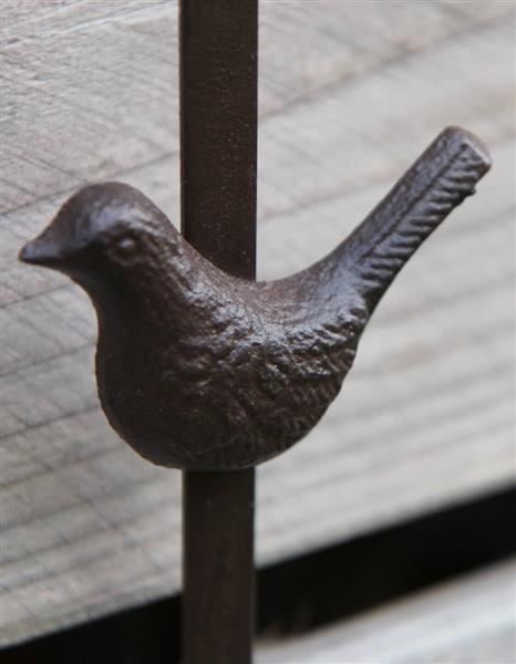 Grote foto metalen deurkranshanger met gietijzeren vogel lh280 huis en inrichting woningdecoratie
