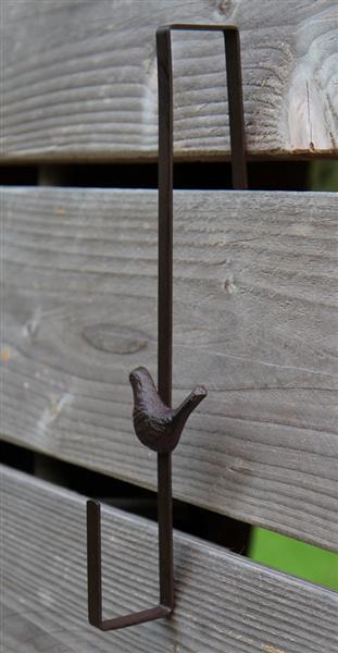 Grote foto metalen deurkranshanger met gietijzeren vogel lh280 huis en inrichting woningdecoratie