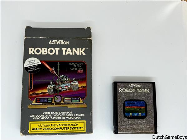 Grote foto atari 2600 activision robot tank spelcomputers games overige games