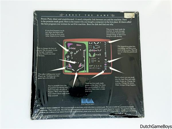 Grote foto atari 400 600 800 pinball construction set 5 25 disks spelcomputers games overige games