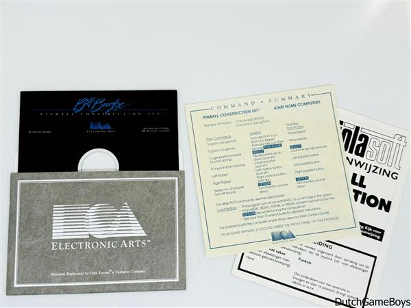 Grote foto atari 400 600 800 pinball construction set 5 25 disks spelcomputers games overige games