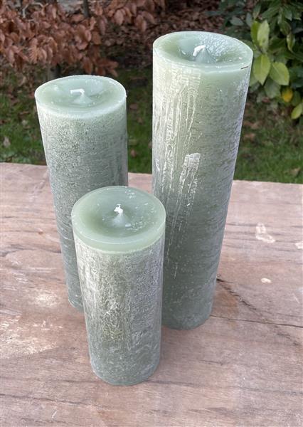 Grote foto krulkaars bika kaarsen set van 3 matcha 333139 huis en inrichting woningdecoratie