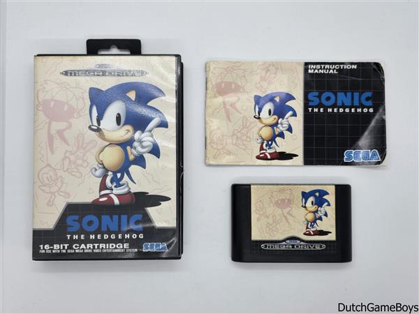 Grote foto sega megadrive sonic the hedgehog spelcomputers games overige games
