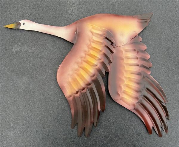Grote foto gans wanddecoratie metaal mg560 tuin en terras tuindecoratie