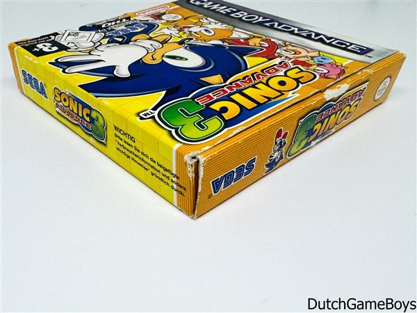 Grote foto gameboy advance gba sonic advance 3 noe spelcomputers games overige nintendo games