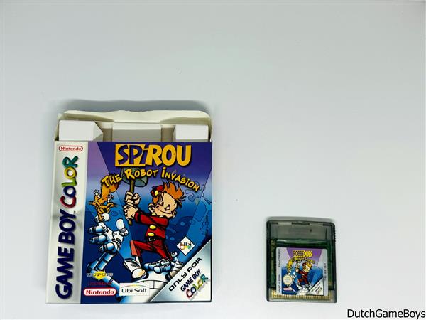 Grote foto gameboy color spirou the robot invasion eur spelcomputers games overige nintendo games