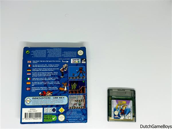 Grote foto gameboy color spirou the robot invasion eur spelcomputers games overige nintendo games