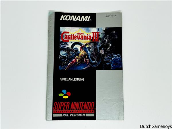 Grote foto super nintendo snes super castlevania iv frg manual spelcomputers games overige nintendo games