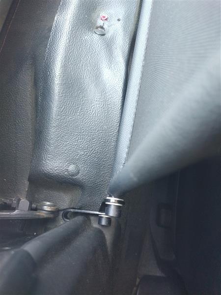 Grote foto windscherm fiat barchetta rood auto onderdelen overige auto onderdelen