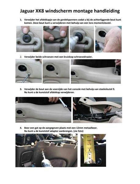 Grote foto jaguar xk8 windscherm auto onderdelen overige auto onderdelen