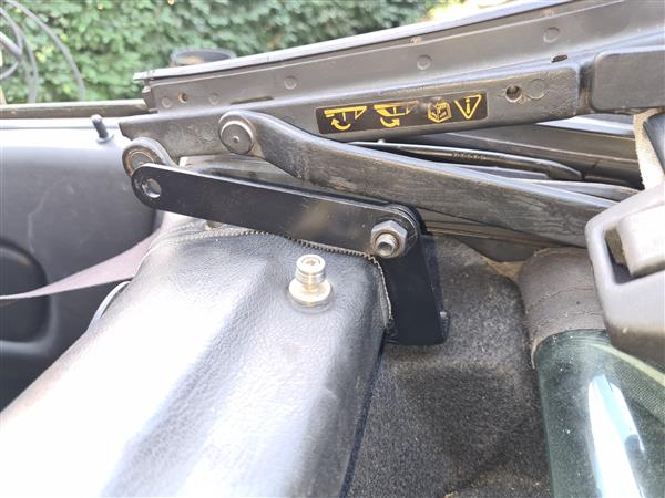 Grote foto windscherm mg mgf mgtf beige auto onderdelen overige auto onderdelen