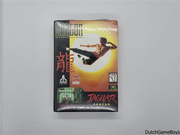 Grote foto atari jaguar dragon the bruce lee story new sealed spelcomputers games overige games