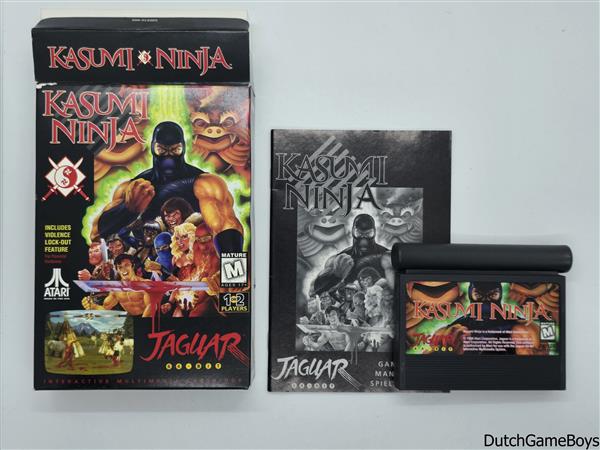 Grote foto atari jaguar kasumi ninja spelcomputers games overige games