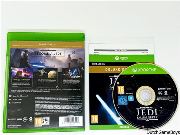 Grote foto xbox one star wars jedi fallen order deluxe edition spelcomputers games overige games