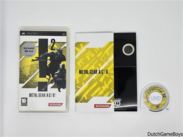 Grote foto psp metal gear acid 2 3d goggles spelcomputers games overige merken