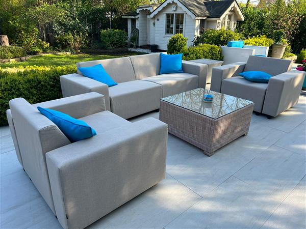 Grote foto buitenbanken op maat loveseat 130cm x 80cm huis en inrichting bankstellen