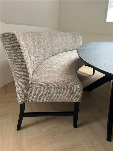 Grote foto moderne ovale eetkamerbank 160cm huis en inrichting bankstellen