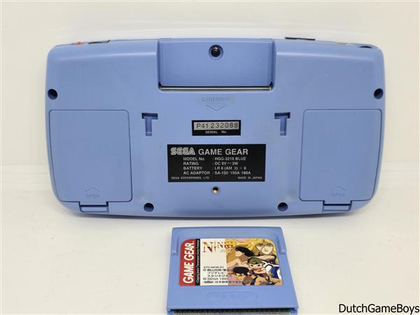 Grote foto sega game gear console blue ninku game japan recapped spelcomputers games overige merken