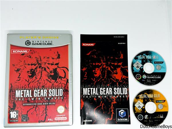 Grote foto nintendo gamecube metal gear solid the twin snakes player choice hol spelcomputers games overige nintendo games
