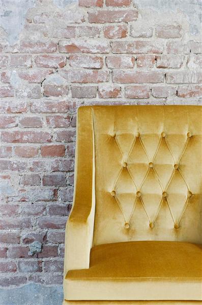 Grote foto klassieke velours eetkamerstoel huis en inrichting stoelen