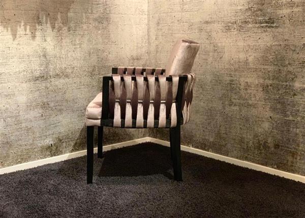 Grote foto gevlochten eetkamerstoel huis en inrichting stoelen