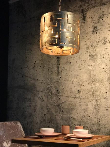 Grote foto hanglamp cilinder large zilver huis en inrichting woningdecoratie