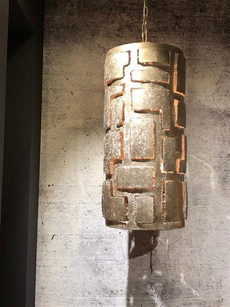 Grote foto hanglamp cilinder large zilver huis en inrichting woningdecoratie