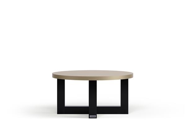 Grote foto luxe ronde salontafel op maat cox puuur 60x35 cm mdf mat metallic huis en inrichting eettafels