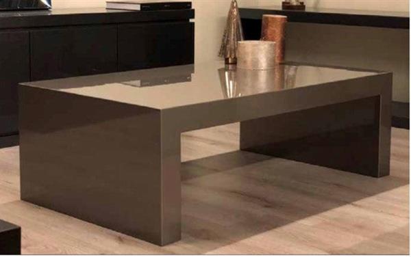 Grote foto moderene salontafel op maat bezos puuur 80x80cm eiken fineer mat huis en inrichting eettafels