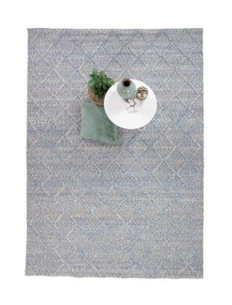 Grote foto vloerkleed amalfi 200x300cm blue huis en inrichting overige huis en inrichting