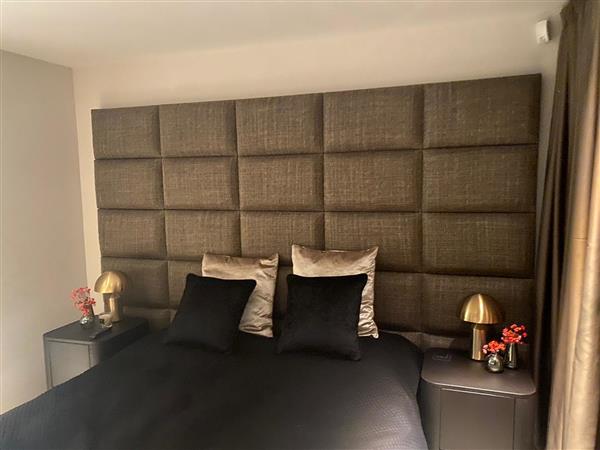 Grote foto modern hoofdbord 120x120cm huis en inrichting bedden