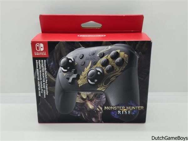 Grote foto nintendo switch pro controller monster hunter rise spelcomputers games overige